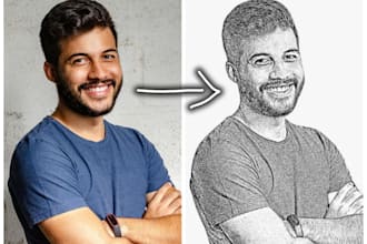 convert photo into a pencil sketch