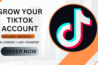 organically grow your tiktok for growth and real followers