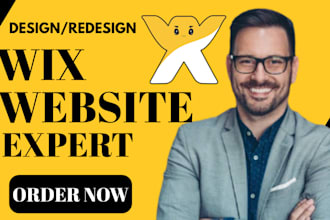fix wix website edit wix website update wix website redesign customize wix site