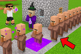 make amazing minecraft thumbnails for you