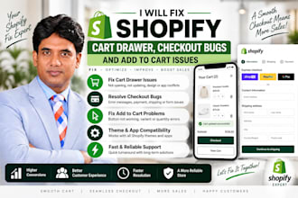 fix shopify cart drawer, checkout bugs and add to cart issues