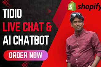 setup tidio live chat and ai chatbot to boost shopify sales