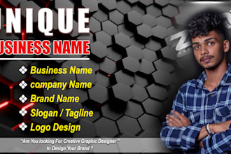 create catchy business name , memorable slogans expert help