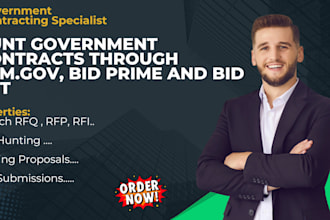 hunt government contracts through bid prime sam gov