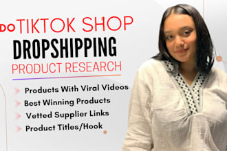 research, source and deliver your first winning tiktok shop dropshipping product
