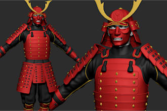 do custom 3d game character model