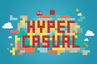 develop hyper casual 2d, 3d games in unity with designing as 2d game developer
