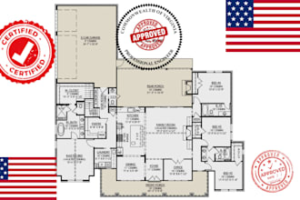 draw, review and stamp virginia florida architectural floor plan for city permit