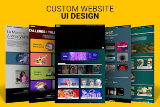 design a landing or homepage in figma