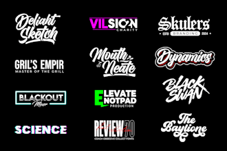 do typography hand lettering clothing brand urban streetwear t shirt logo design