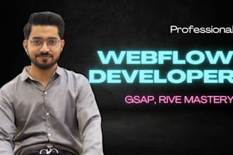 create stunning webflow websites with gsap animations