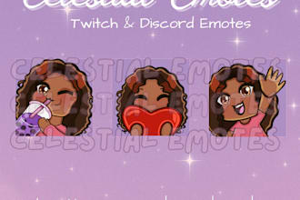 create chibi emotes that are personalized to your liking