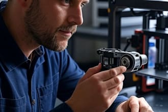 take your physical object and scan into a digital 3d file