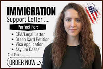 craft immigration US cpa support letter visa asylum cases petition green card