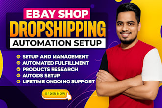 do ebay dropshipping automation setup with amazon top listing products