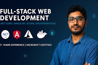 develop scalable dotnet core and angular web apps