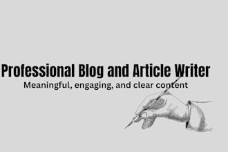 write engaging SEO optimized articles