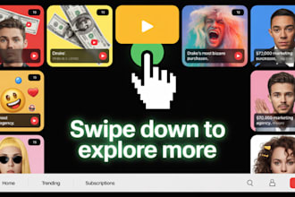 design viral youtube, social media cartoon thumbnails that get clicks