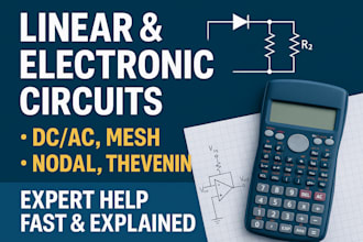 assist you in linear circuit analysis and electronic devices circuit problems
