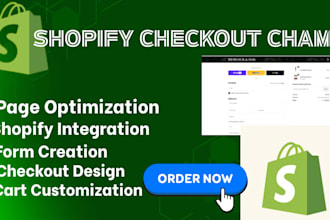 integrate and fully optimize checkout champ for your shopify store