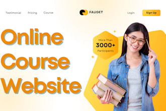 build learnpress lms website, do tutor lms, elearning website and  bodypress