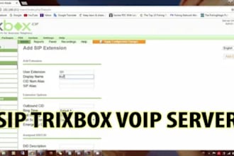 install and configure asterisk elastix freepbx and sip trunk