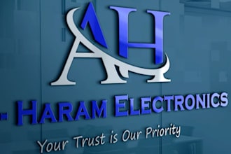 make electronics logo for you with my own creativity
