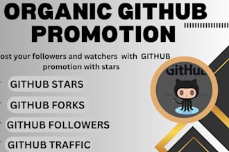 do github promotion, viewers, folks, stars