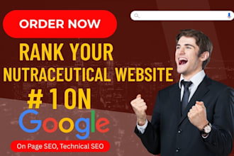 do on page seo for nutraceutical, peptide website technical peptide website se o