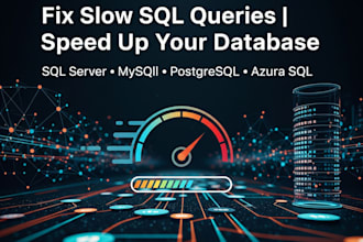 optimize your sql queries and database performance