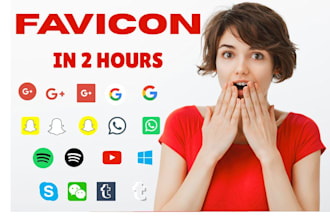 design favicon for you in 24h with bonus