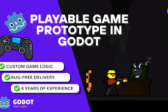create a godot game prototype