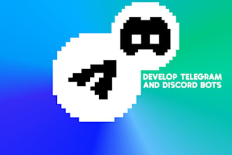 develop chat bots for telegram and discord