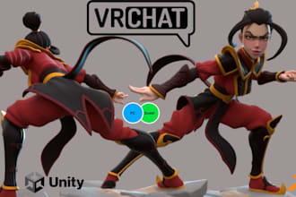 create custom vrchat avatar with full body tracking support