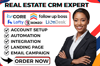 automate bonzo kvcore follow up boss lofty liondesk real estate crm zapier