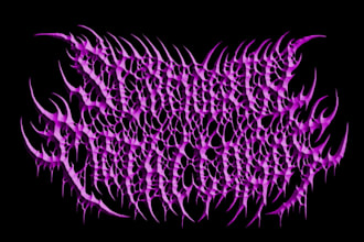do death metal, black metal, and brutal death metal logo