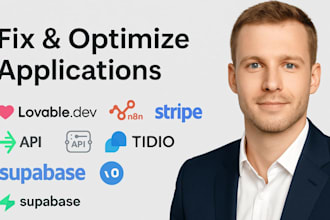 fix errors optimize lovable dev ai api integration n8n stripe supabase tidio v0