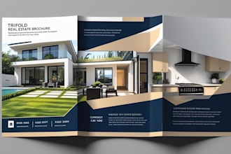 design real estate brochure