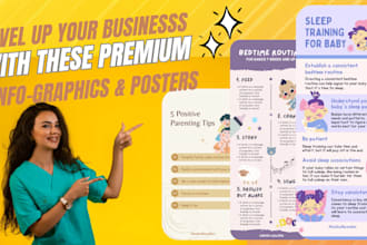 design professional infographics and posters