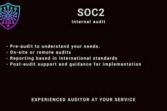 conduct an internal audit for soc2