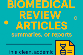 write high quality biomedical review articles