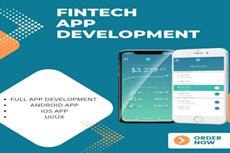 develop fintech app money transfer app loan app p2p payment app bank app