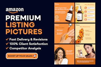 create amazon listing pictures, amazon images, and product infographics