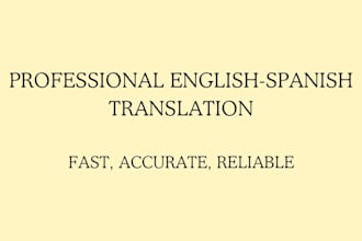 translate english to spanish or spanish to english manually