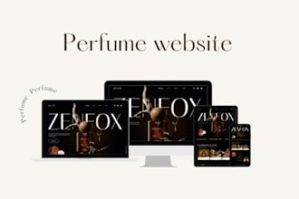 design a shopify perfume and fragrance store with dropshipping and SEO