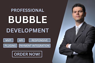 build bubble web app, bubble mobile app in bubble io as a bubble io developer