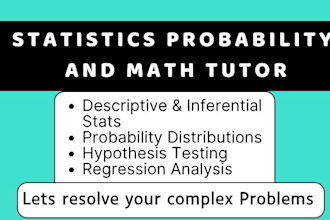 do statistics and probability tutoring
