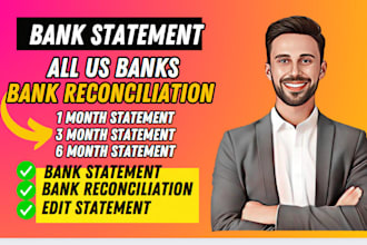 do bank statement conversion and excel reconciliation