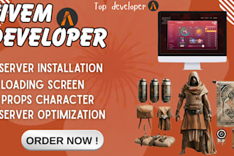 create custom fivem developer loading screen, maps, props character development