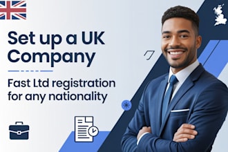 set up UK company fast ltd registration for any nationality